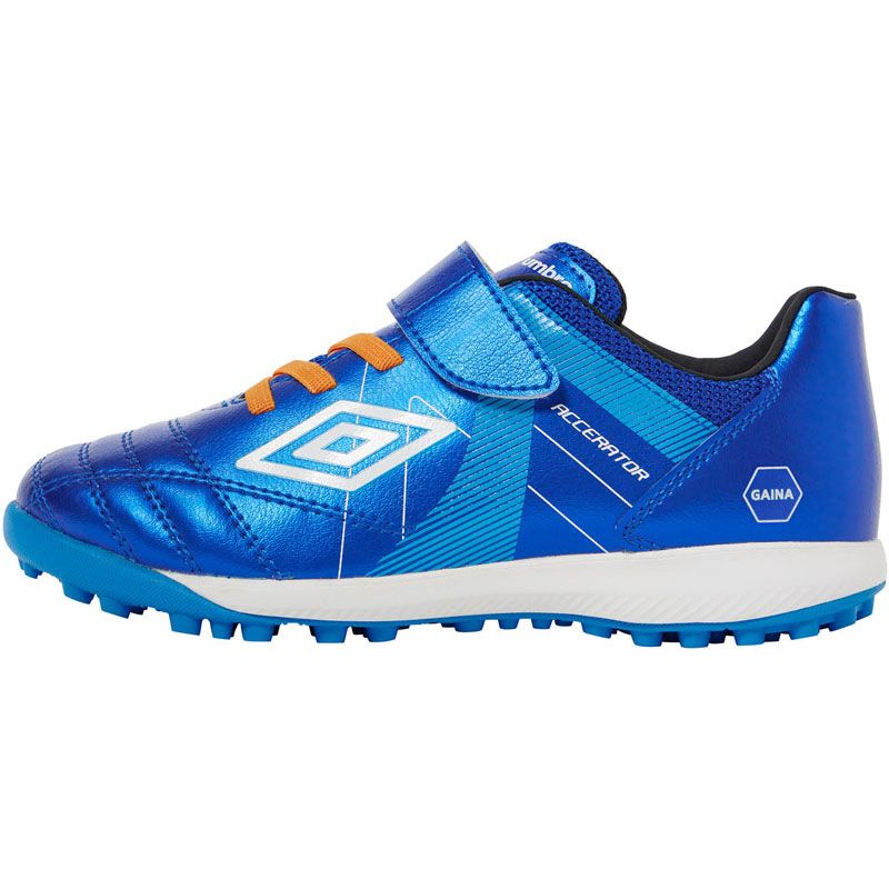 送料無料，人気 umbro アンブロ アクセレイター SB JR WIDE +GAINA サッカー スパイクＪＲターフ (uf5fcst4j-blsv)、23cm その他