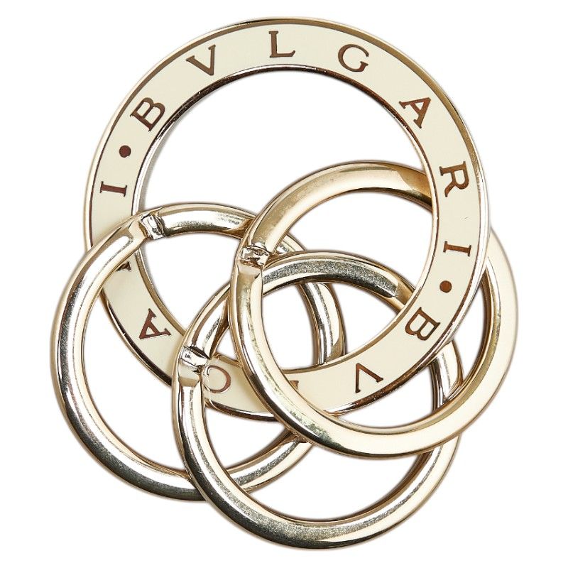 ブルガリ ブルガリブルガリ 3連 35277 ゴールド ホワイト メッキ レディース BVLGARI【1-0184278】