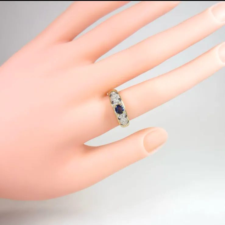 750 K18ホワイトゴールドサファイア リング サファイアリング ホワイト