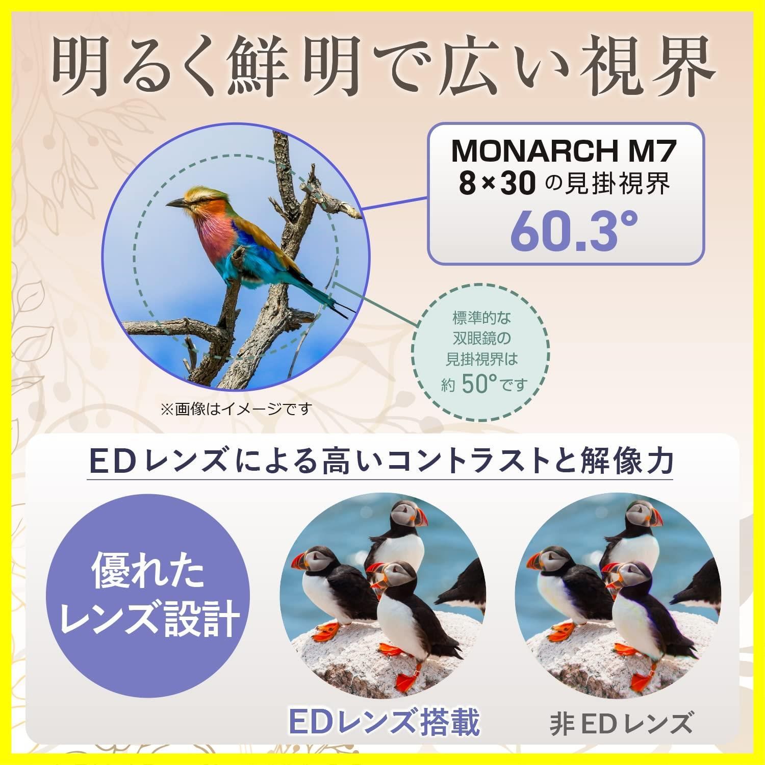 モナークM7 8x30 ダハプリズム式 双眼鏡 8倍30口径 MONARCH M7 Nikon