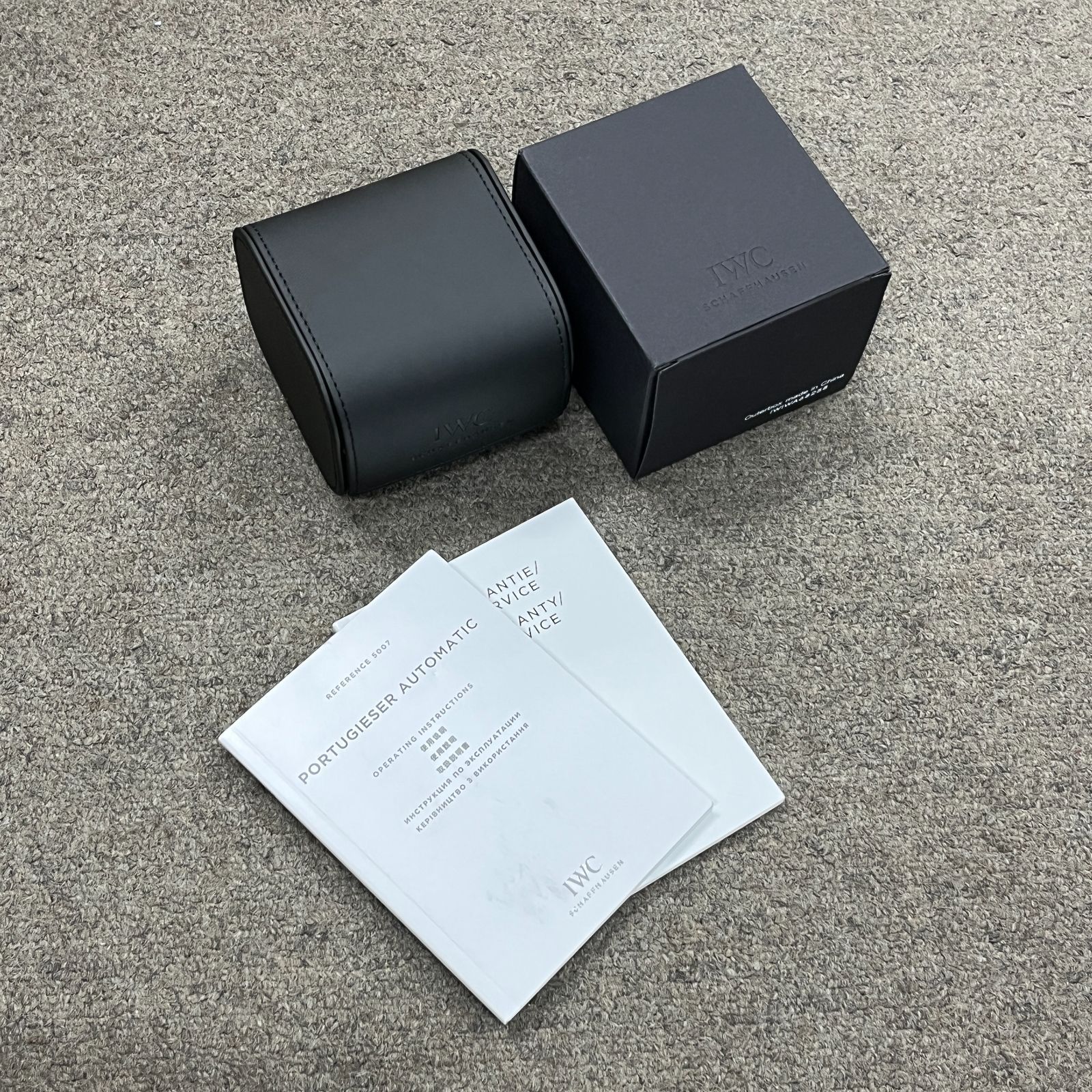 純正空箱】IWC 時計ケース/説明書/中古品 - メルカリ
