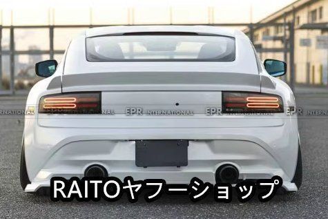未塗装日産 RZ34 Fairlady Z 樹脂繊維 ダックテールウイング スポイラー 外装パーツ 交換改造