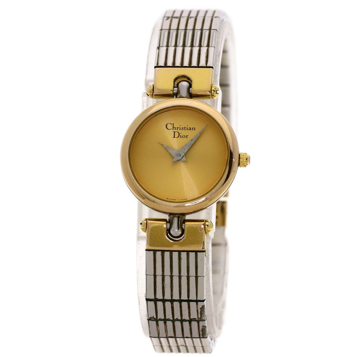 CHRISTIAN DIOR クリスチャンディオール 3025 ラウンドフェイス 腕時計
