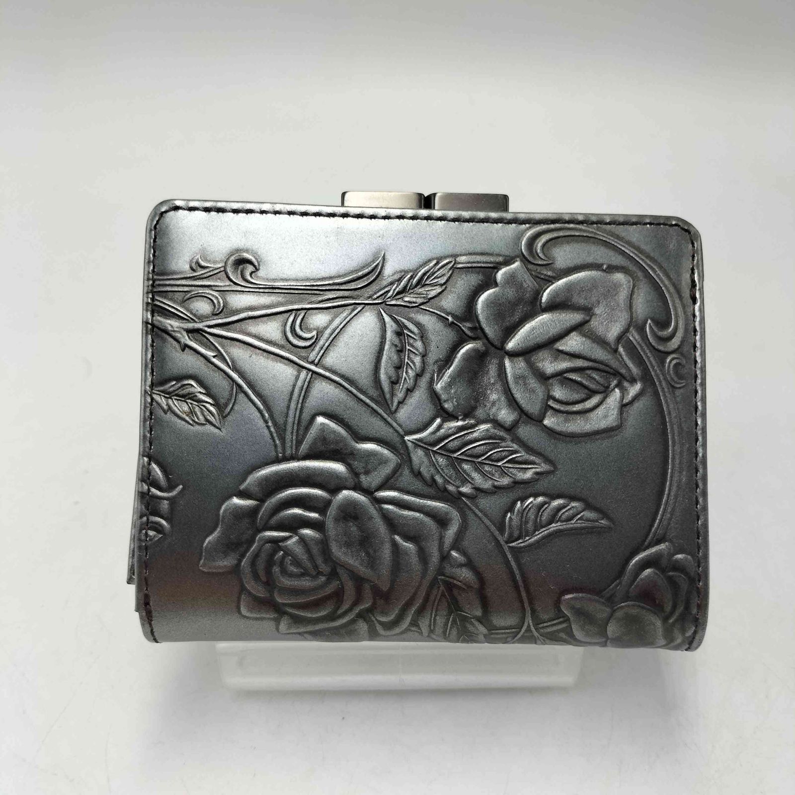 Jean Paul GAULTIER ニューローズ がま口財布 シルバー 廃番品！】外観美品✨ジャンポールゴルチエ ニューローズ 二