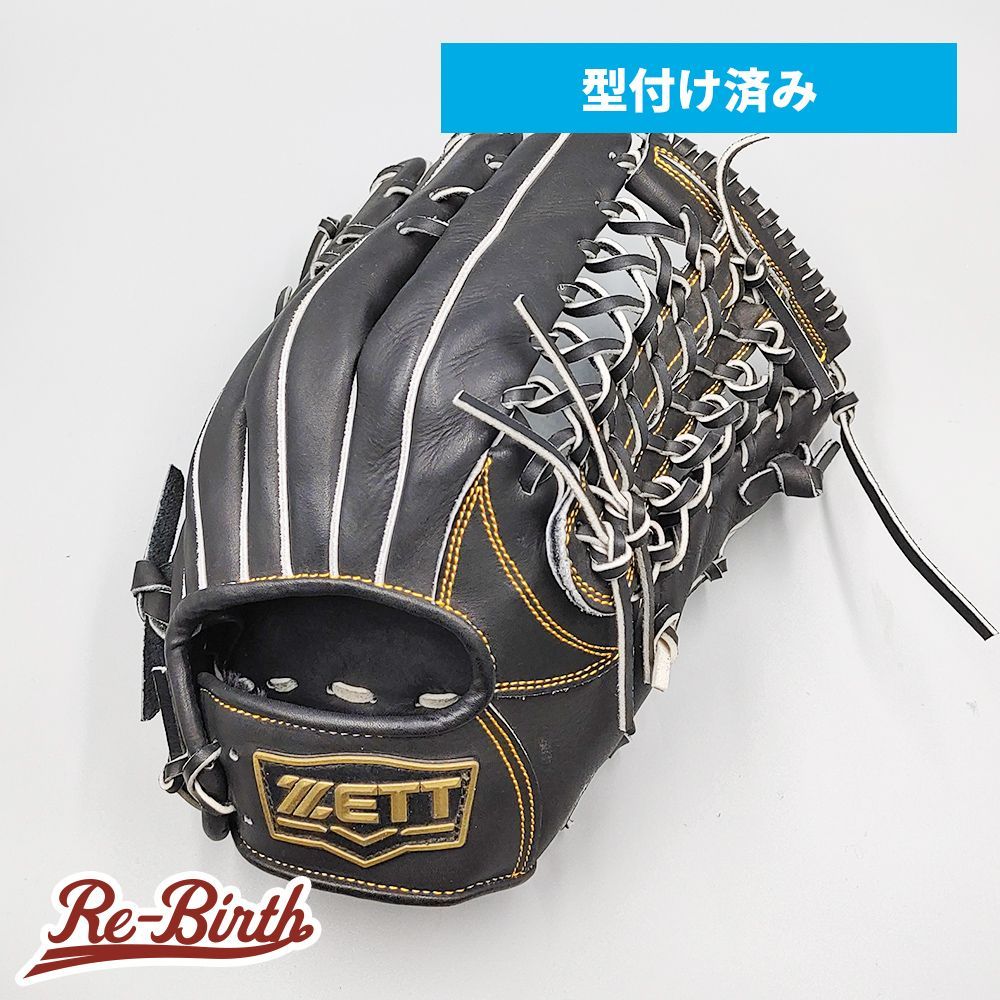 【新品 (高校野球対応)】 ゼット 硬式グローブ / 外野手用 型付け済み (ZETT グラブ)  [TW46]