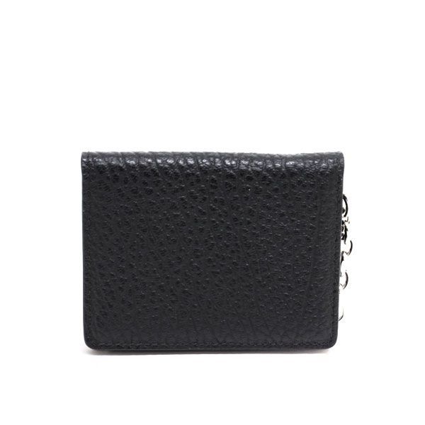 24 AWモデルメゾン マルジェラ Maison Margiela ユニセックス 4ステッチ キーリング カードケース ブラック P 4455 T 8013 2025-25 AW goods