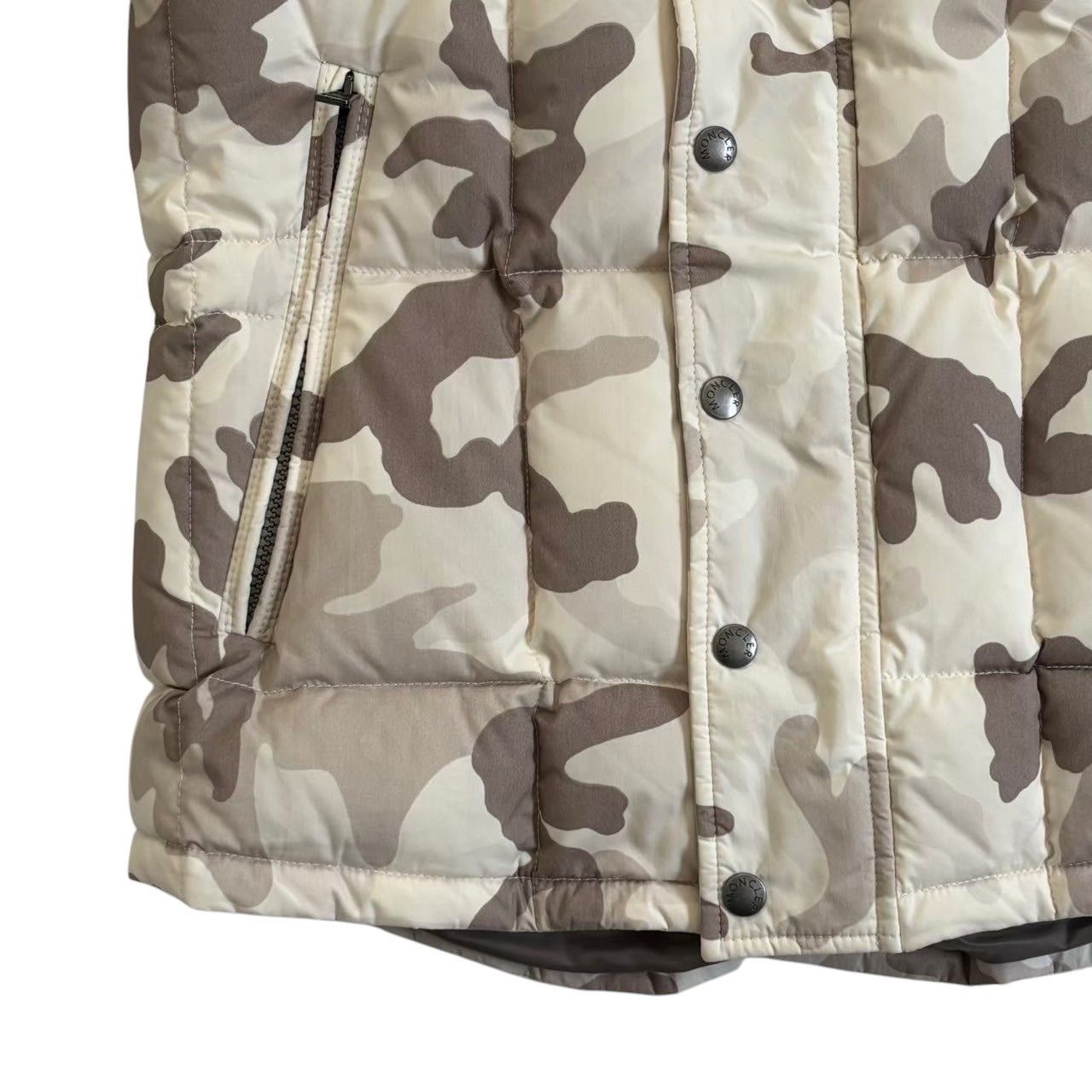 MONCLER モンクレール ダウンジャケット ベージュ系 グレー バーモント