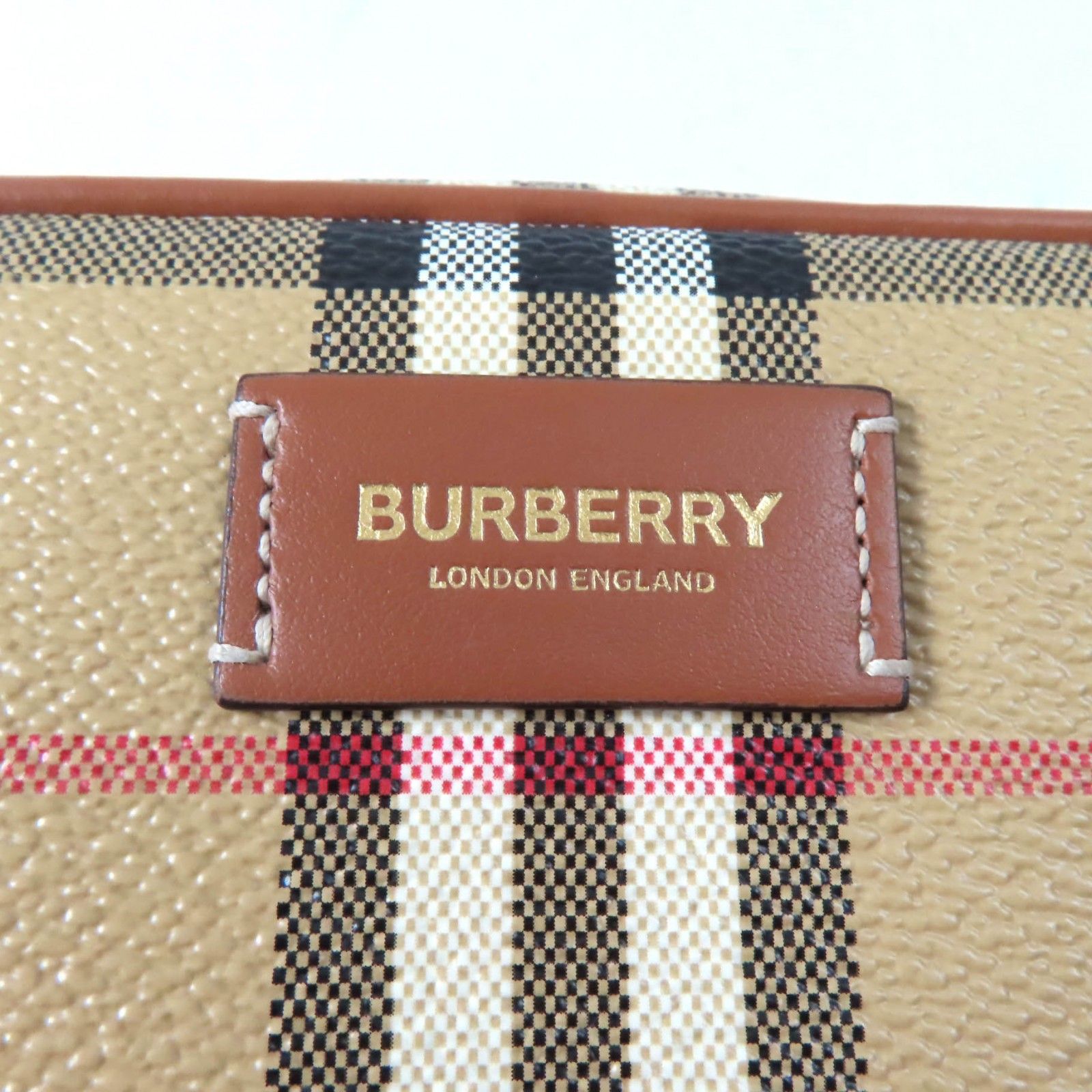 美品☆BURBERRY バーバリー 8067159 バーバリー プローサム レザー