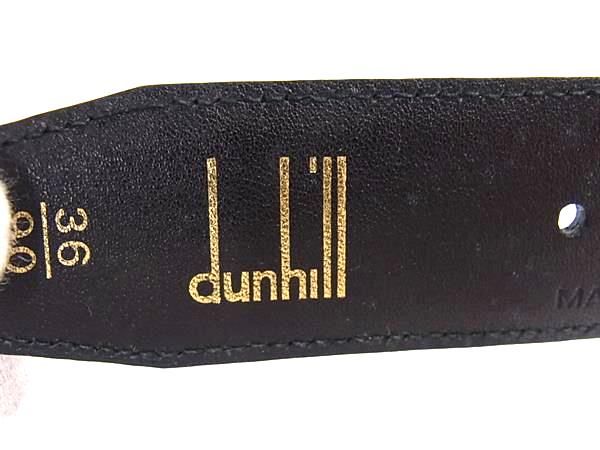 極美品 dunhill ダンヒル ベルト ブラウン ロゴ レザー 本革 型押し Dunhill - dunhill ダンヒル レザー ベルト 表記サイズ 32/80