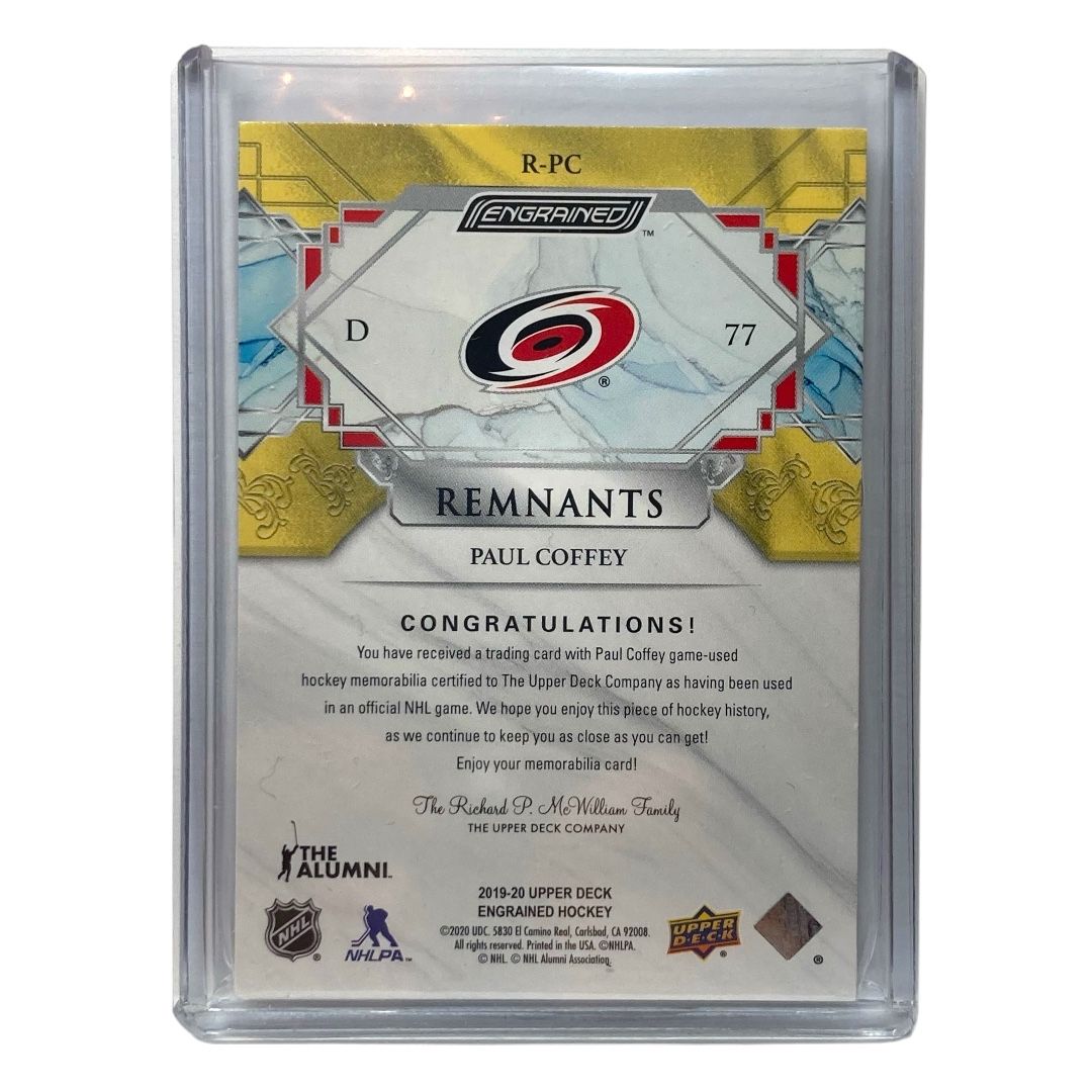 UPPER DECK NHLカード ENGRAINED PAUL COFFEY PENGUINS #SF-PC 送料無料 中古 IT2 UPPER DECK NHLカード ENGRAINED PAUL COFFEY PENGUINS #SF-PC