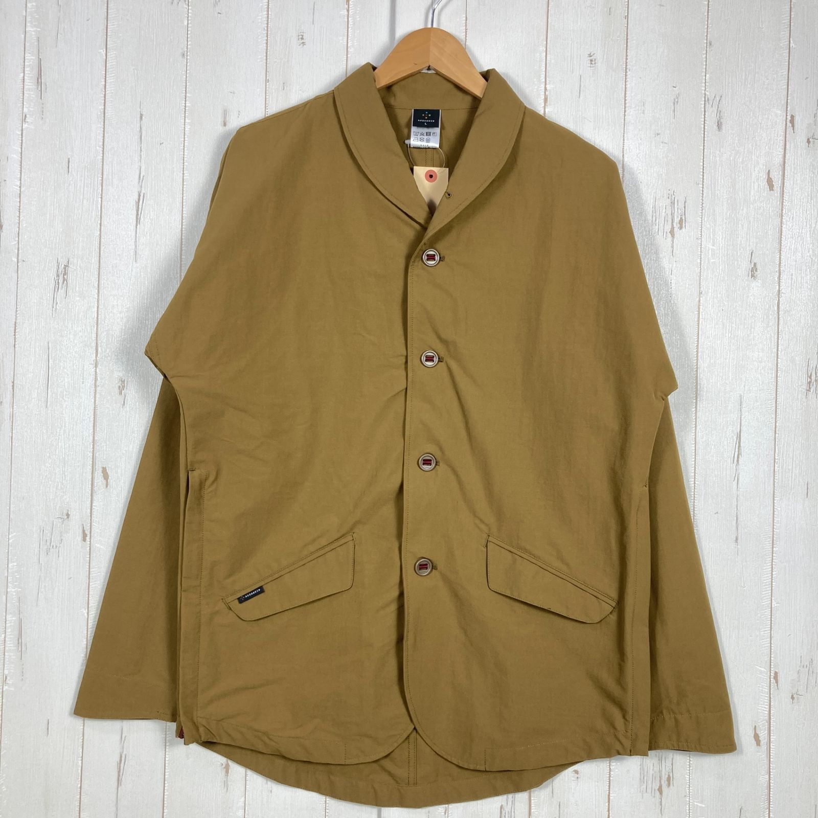 Men s L ベージュ系 Shinogi By Axesquin 凌 By アクシーズクイン ヤマニノボッタカモシレナイ ソフトシェル Yamani Nobotta Kamoshirenai Soft Shell トビイロ ナイ
