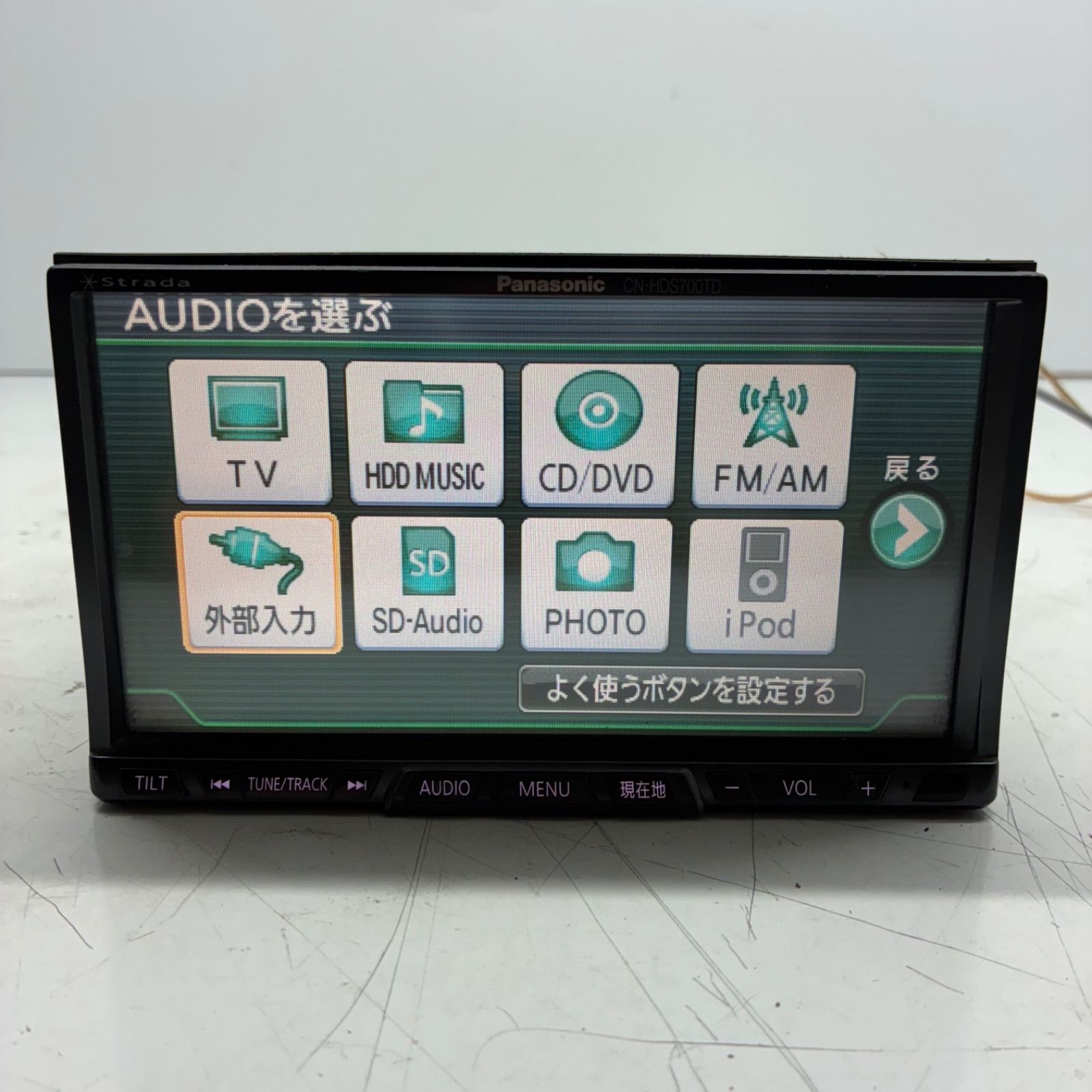 パナソニック ストラーダ 2DIN カーナビオーディオ