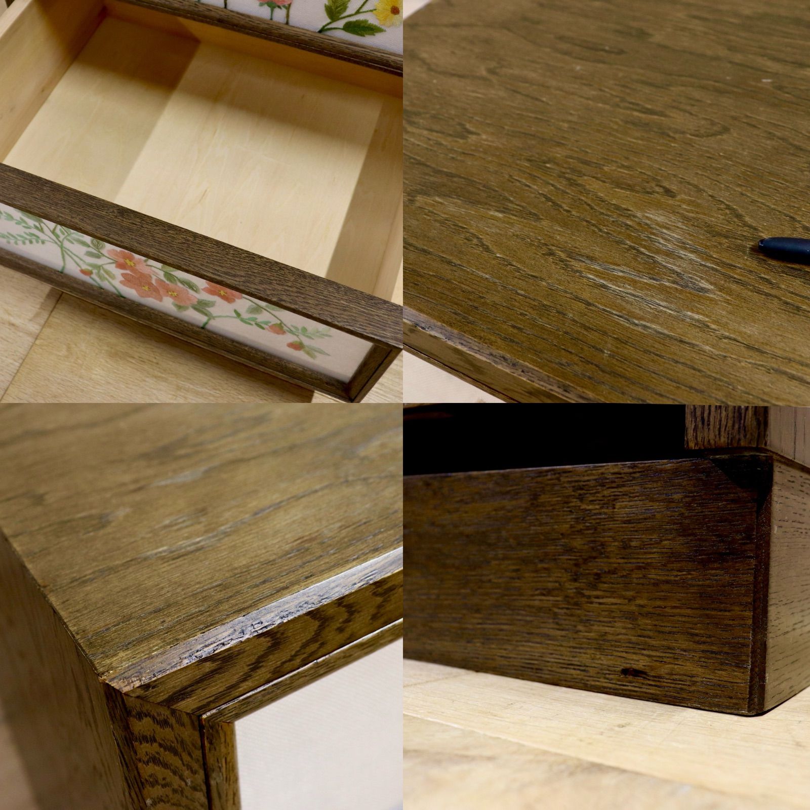 GMIH279○神戸家具 洋家具 伊藤家具 5段チェスト 整理タンス オーク材