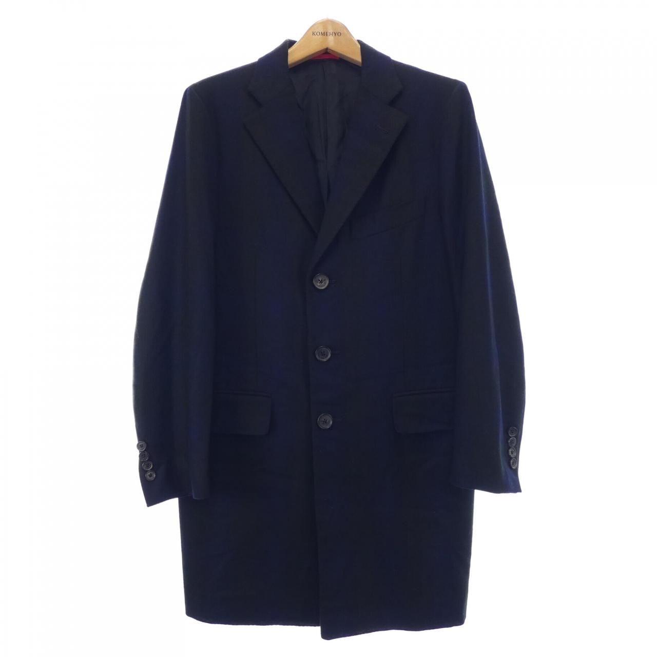 【美品】　ISAIA イザイア　44 L コート これぞ紳士の本懐！ISAIA（イザイア）チェスターフィールド