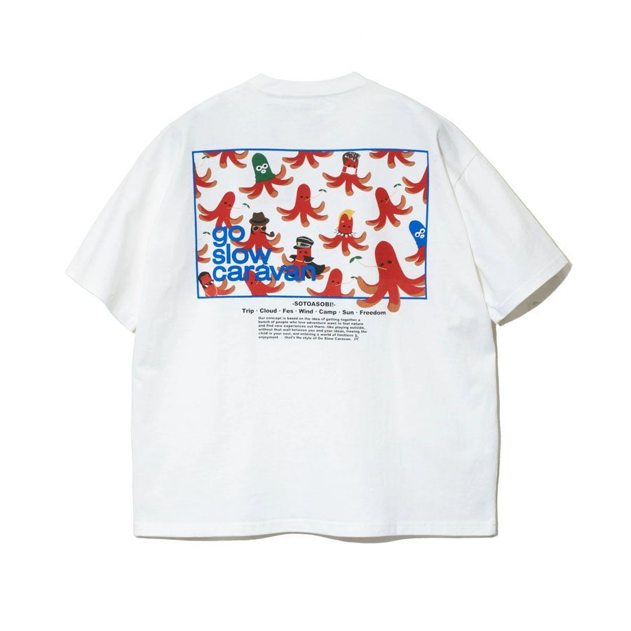 go slow caravan タコさんウインナー USA/C スクエア LOGO