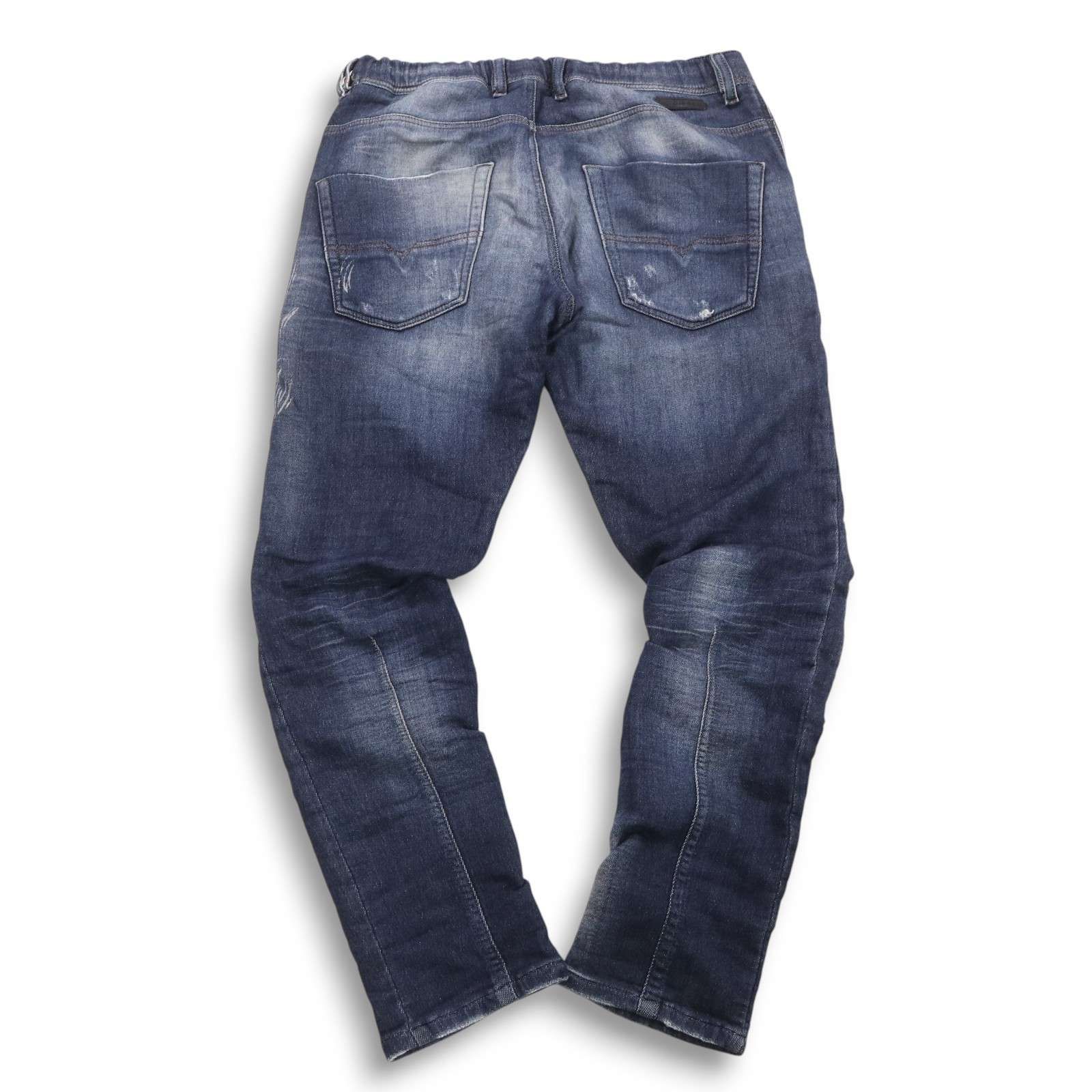 DIESEL KROOLEY-X-T JOGG W30 ブルー ダメージ加工 デニムパンツ