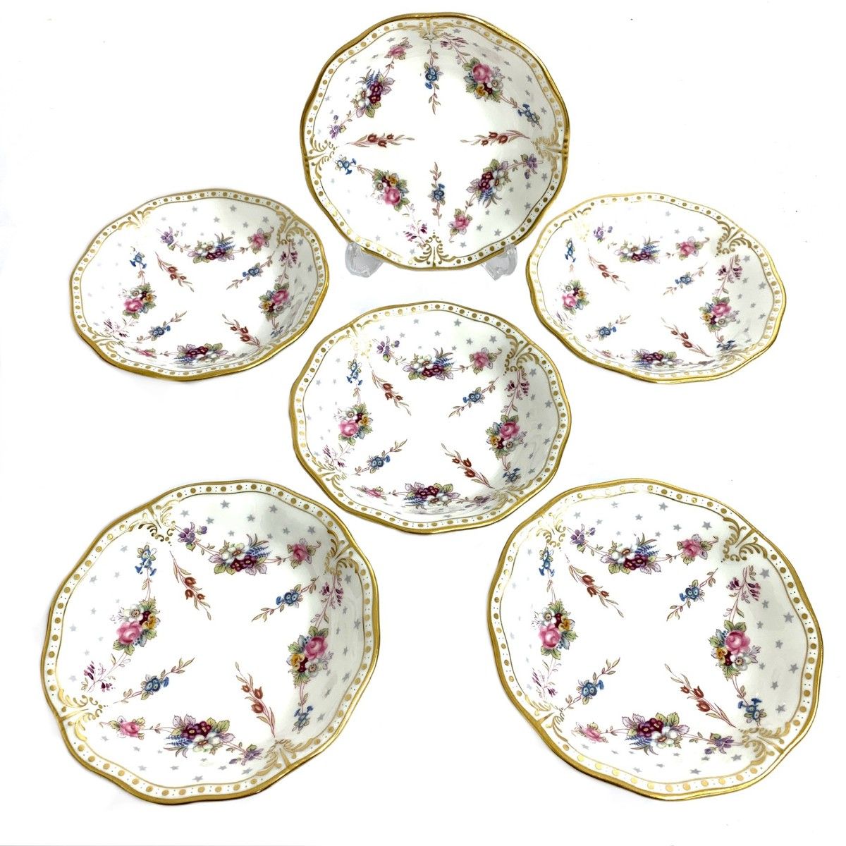 Royal Crown Derby ロイヤルクラウンダービー ロイヤルアントワネット プレート 6枚セット 240001137102