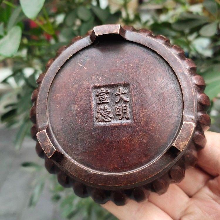 銅器 香炉 南瓜香炉 香炉 茶道香炉 装飾品 工芸品 置物 - メルカリ