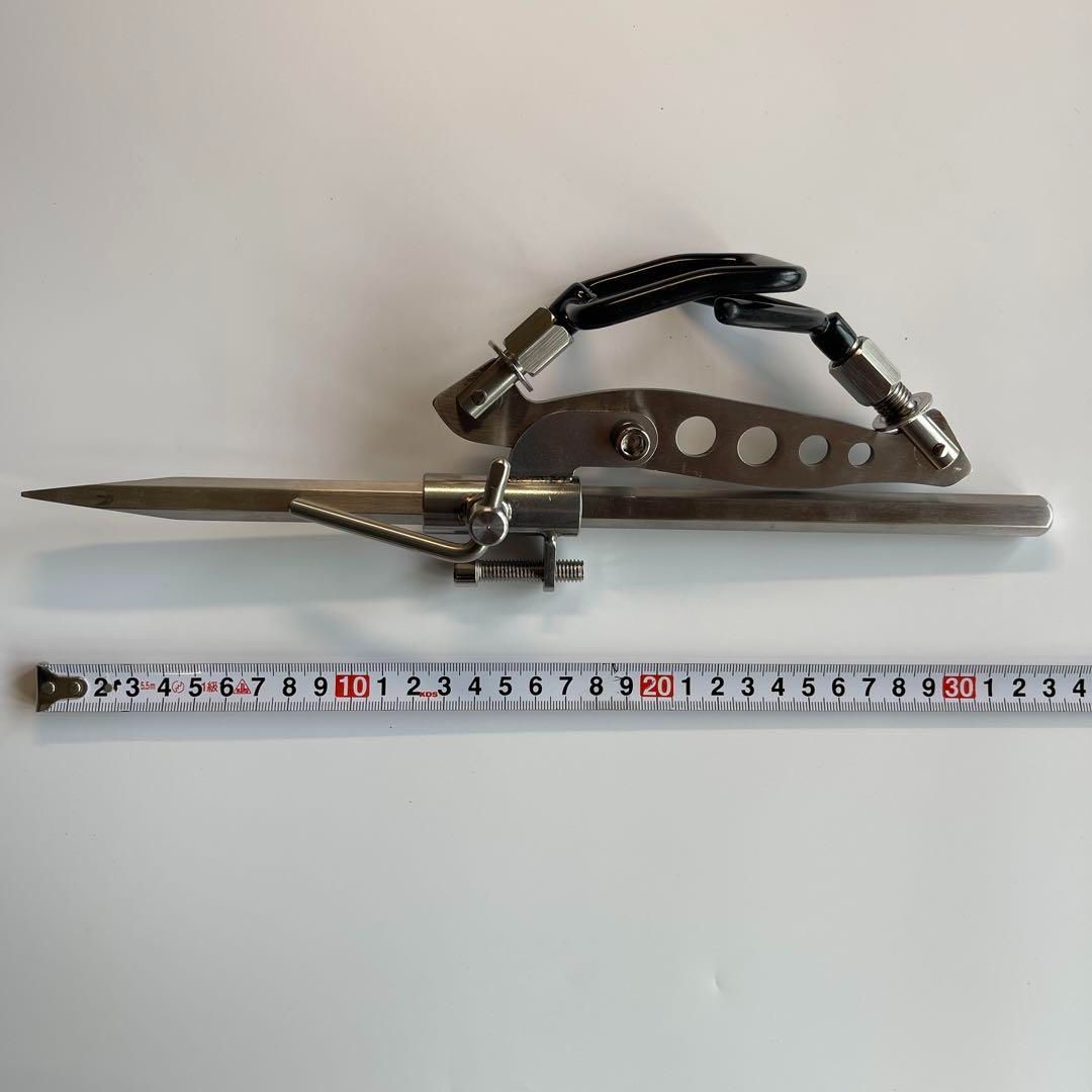 64チタン φ20ミリ クエ ピトンシャフト 30cm （石鯛 ピトン