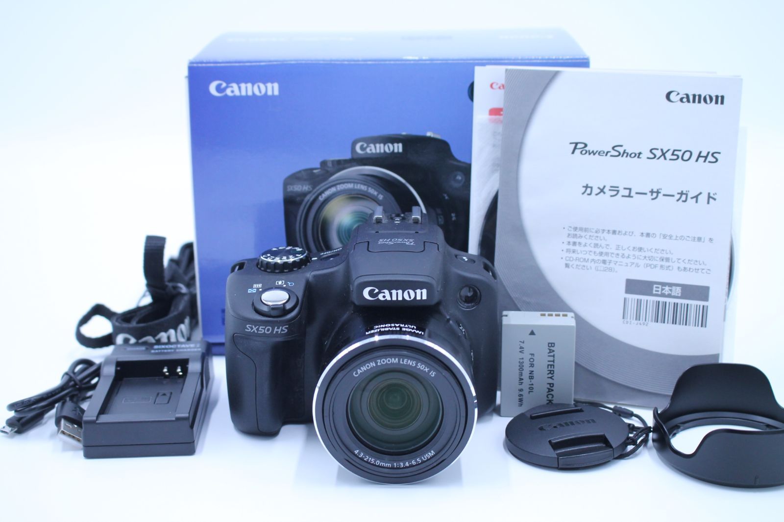 □ほぼ新品□ CANON PowerShot SX50HS ブラック - メルカリ