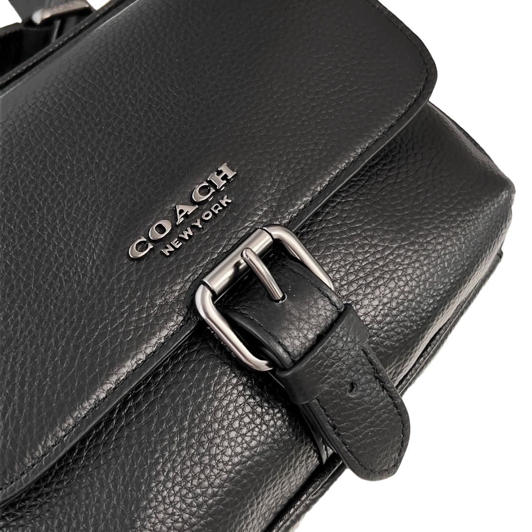 コーチ COACH C5399 ショルダーバッグ ハドソン クロスボディ レザー アウトレット 黒 - メルカリ