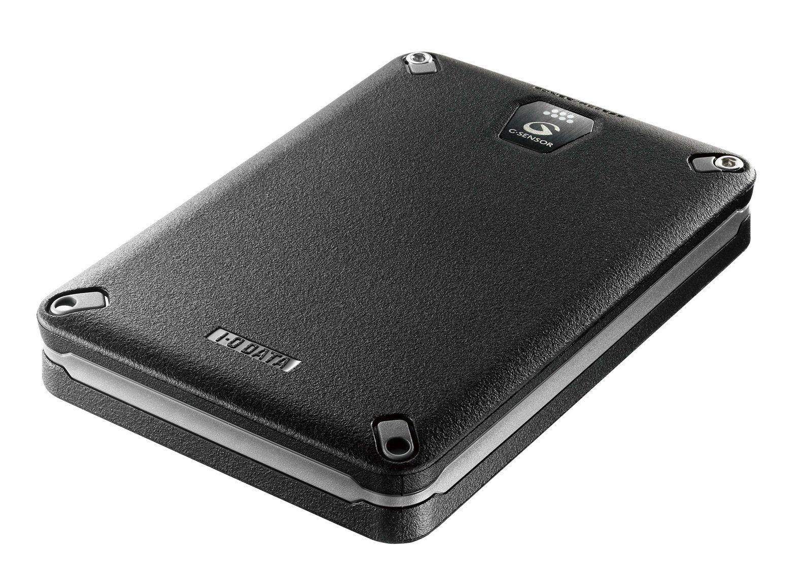 Gセンサー搭載耐衝撃ポータブルHDD 3.0|2.0対応 ブラック USB 1.0TB DATA HDPD-AUT1.0KB I-O 旧モデル