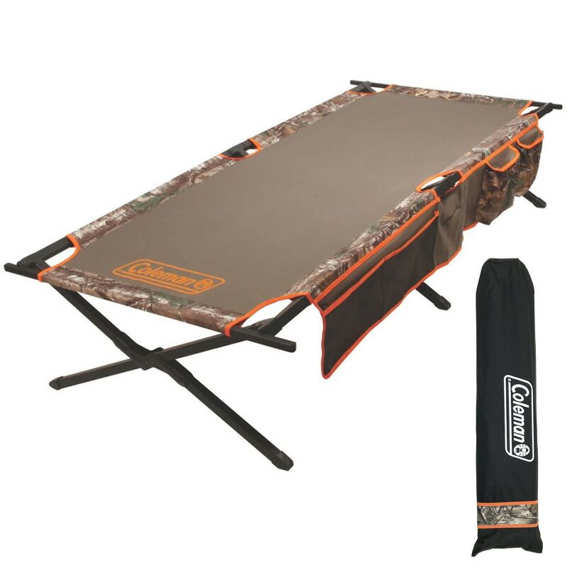 Coleman コールマン トレイルヘッド コット 2 カモ柄 Trailhead Cot II キャンプ用ベッド カモフラ アウトドア折りたたみベッド アウトドア折り畳みベッド 簡易 ベッド キャンプベッド 折りたたみ フラット テント キャンプ