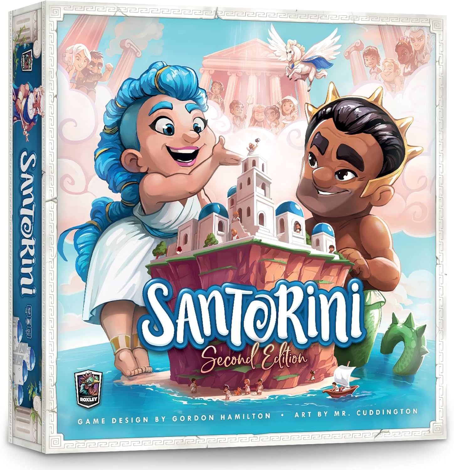 戦略ボードゲーム サントリーニ 第2版 Santorini Second Edition Roxley 英語版 日本語説明書なし