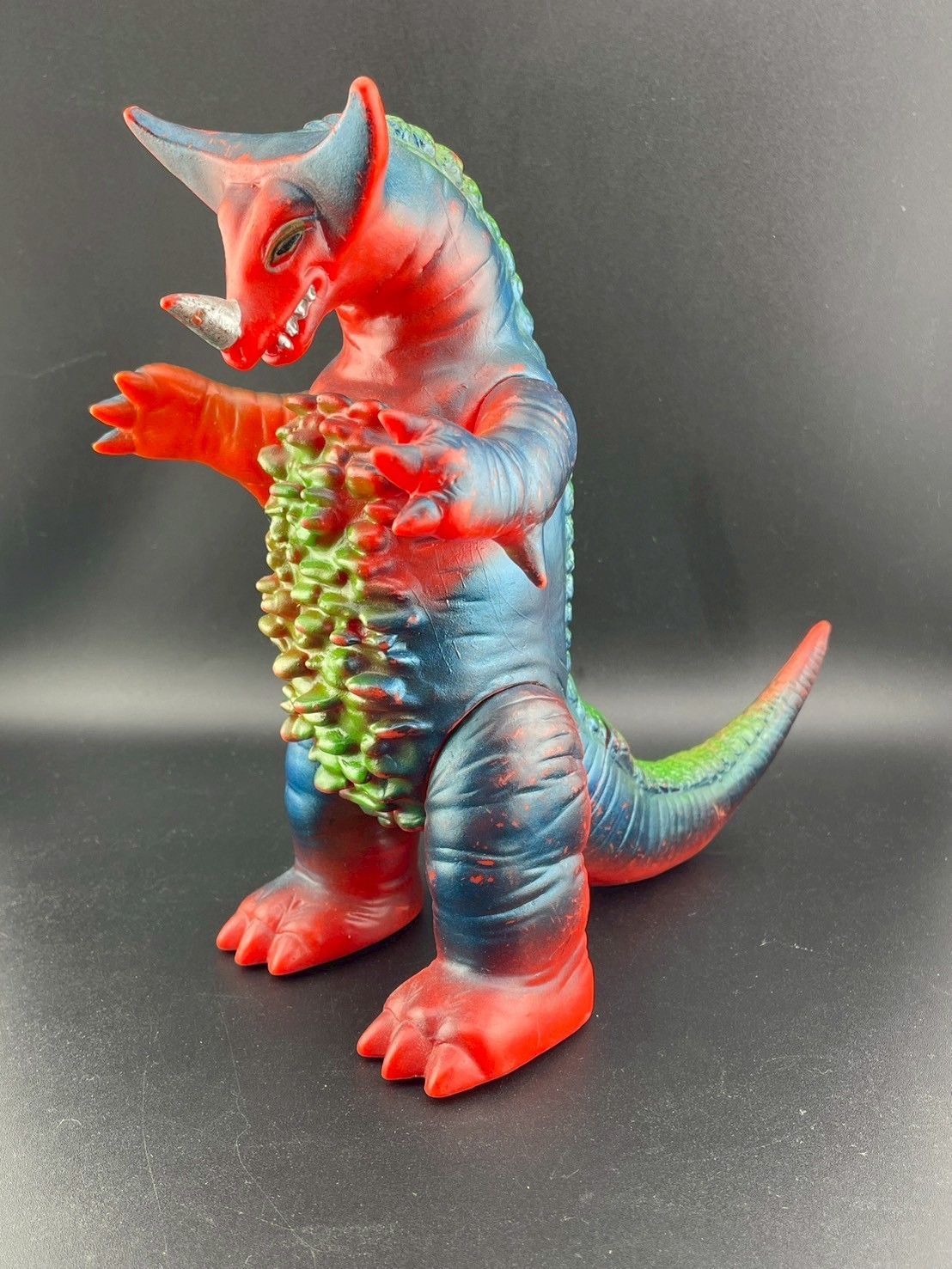 中古品】 ゴモラ 当時品 ブルマァク ソフビ 円谷プロ フィギュア レア