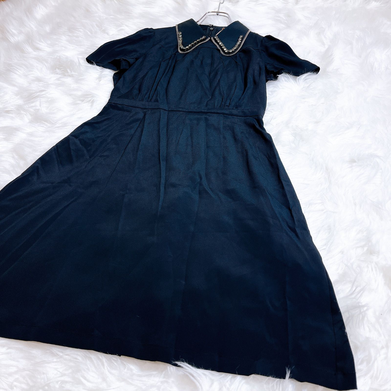 N°21 ヌメロヴェントゥーノビジュー シャツ ワンピース Aライン フレア