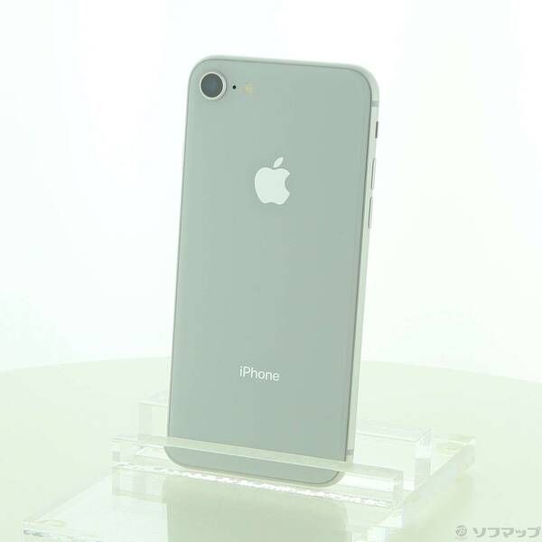 中古 au Apple iPhone8 64GB シルバー MQ792J/A 判定〇 バッテリー最大