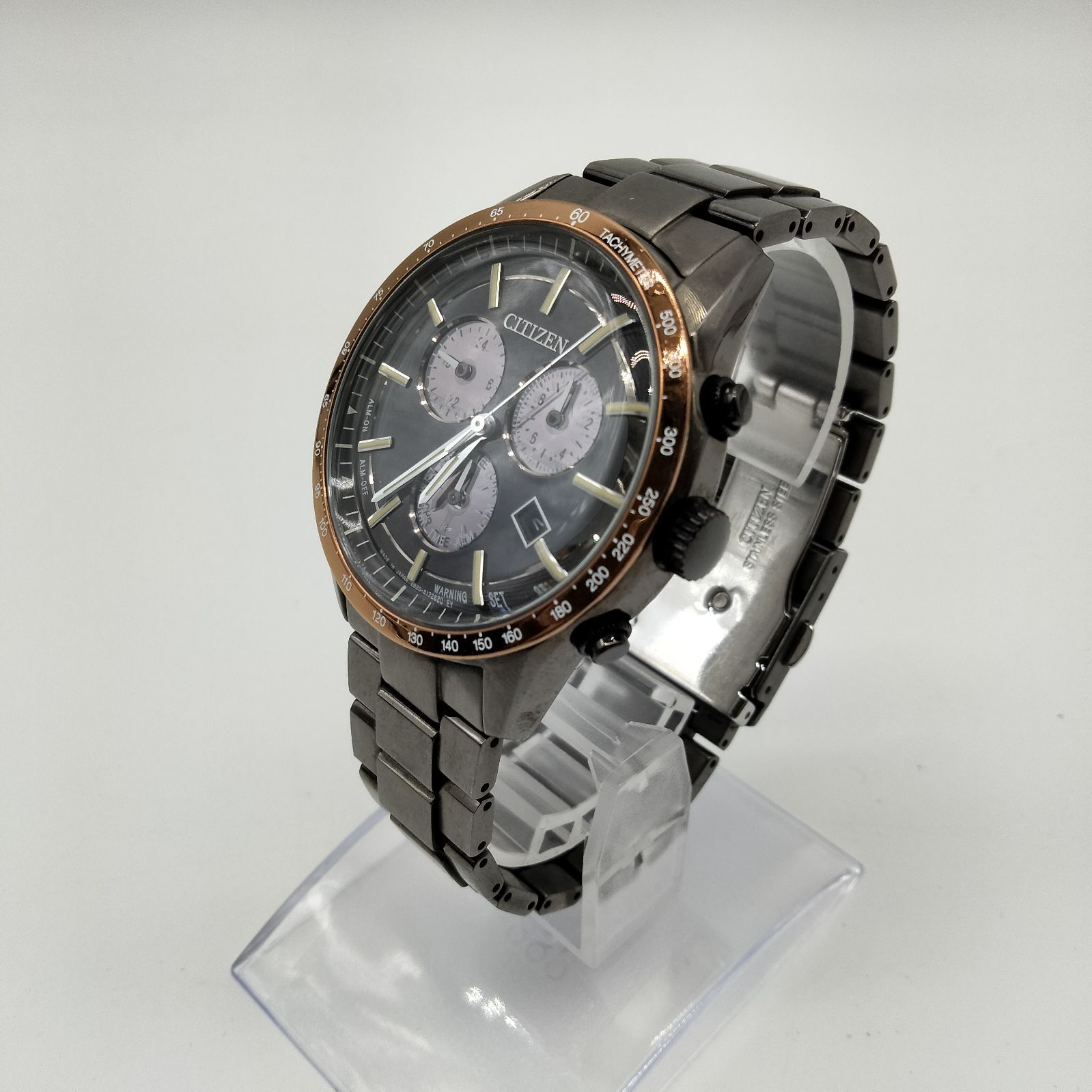 ✨美品✨CITIZEN エコドライブ クロノグラフ BL5495ｰ72E 腕時計 - メルカリ