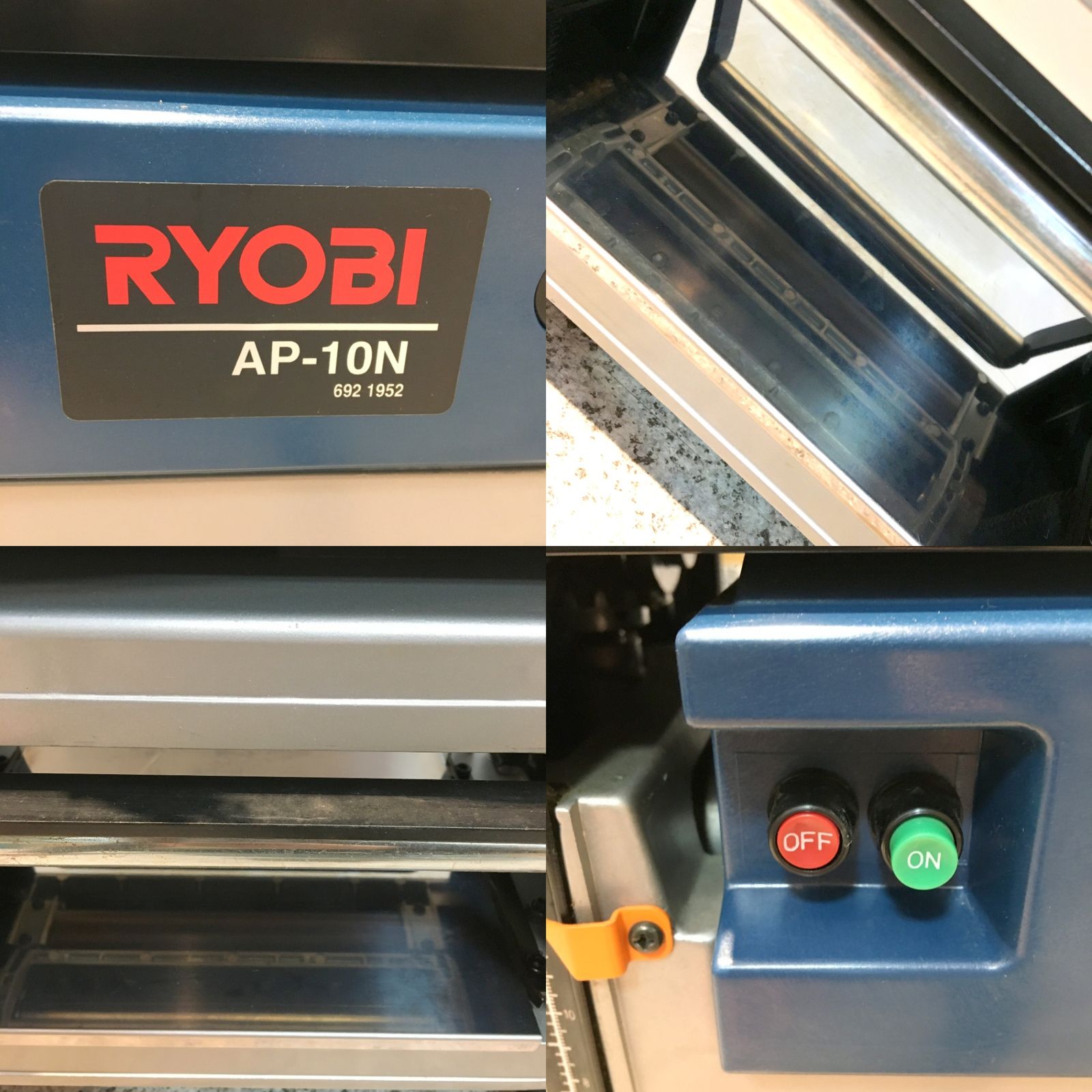RYOBI リョービ 自動カンナ AP-10N 670233A 二重絶緑 電動工具 大具 