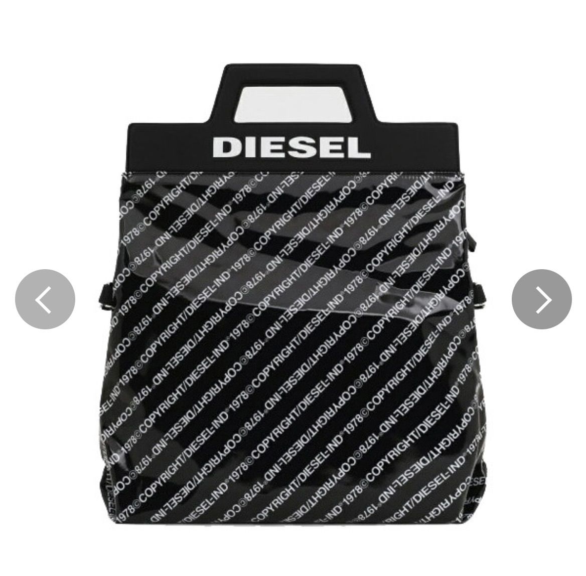 DIESEL ディーゼル レディース 総柄トートバッグ - メルカリ