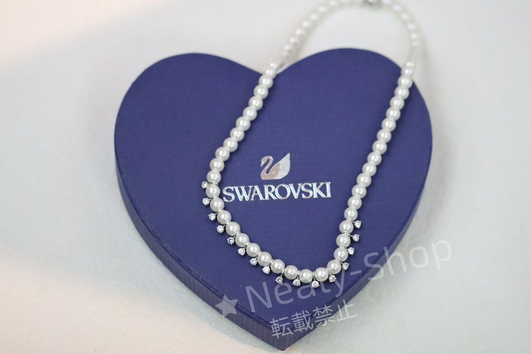 💗新品💗Swarovski  ファッショフリンジクリスタルパールネックレス