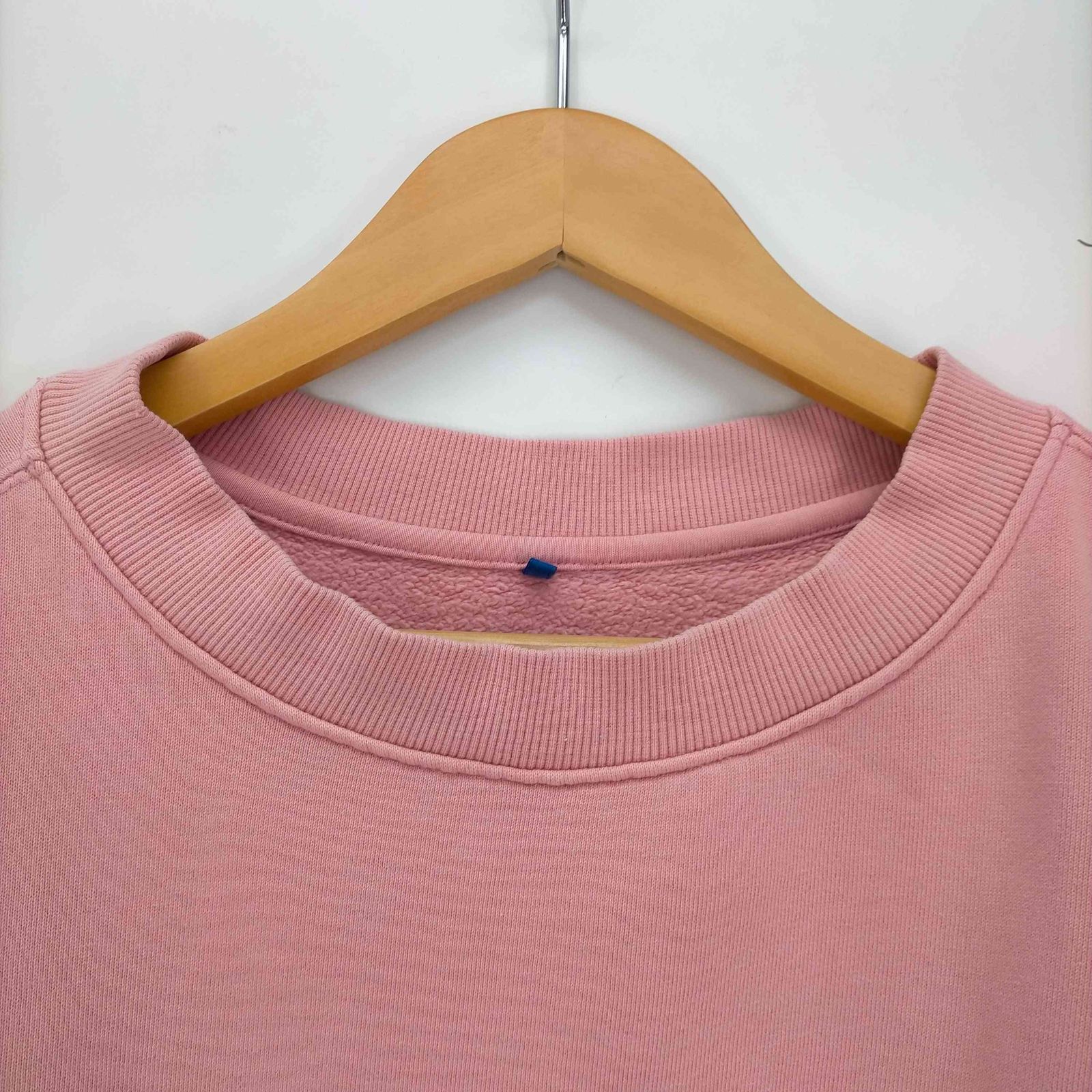 アダーエラー ADER error 19SS PINK SWEAT ロゴ プリント クルーネック  