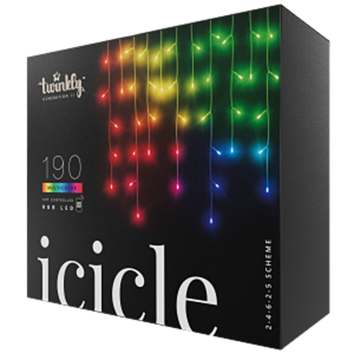 コストコ商品!Twinkly トゥインクリー アイシクル 190LED スマートデコレーションライト ct70493