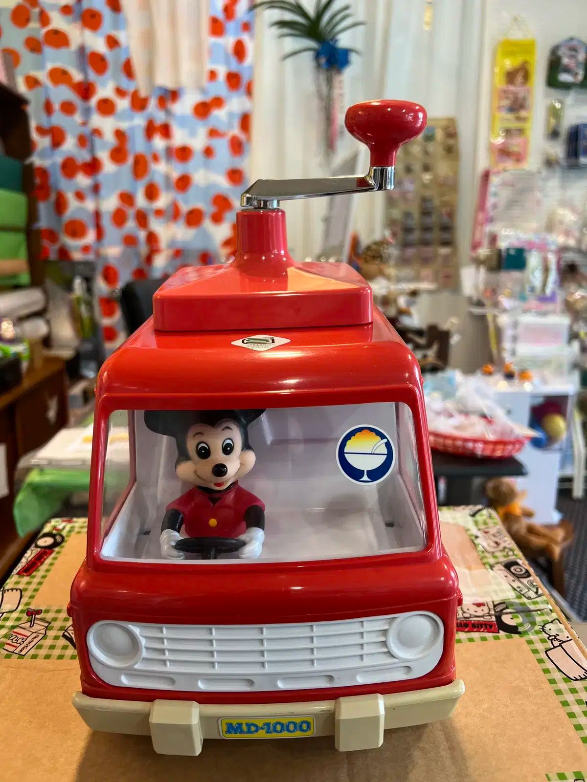 昭和レトロかき氷機 ミッキーのかき氷機 MD-1000 昭和レトロ アンティーク