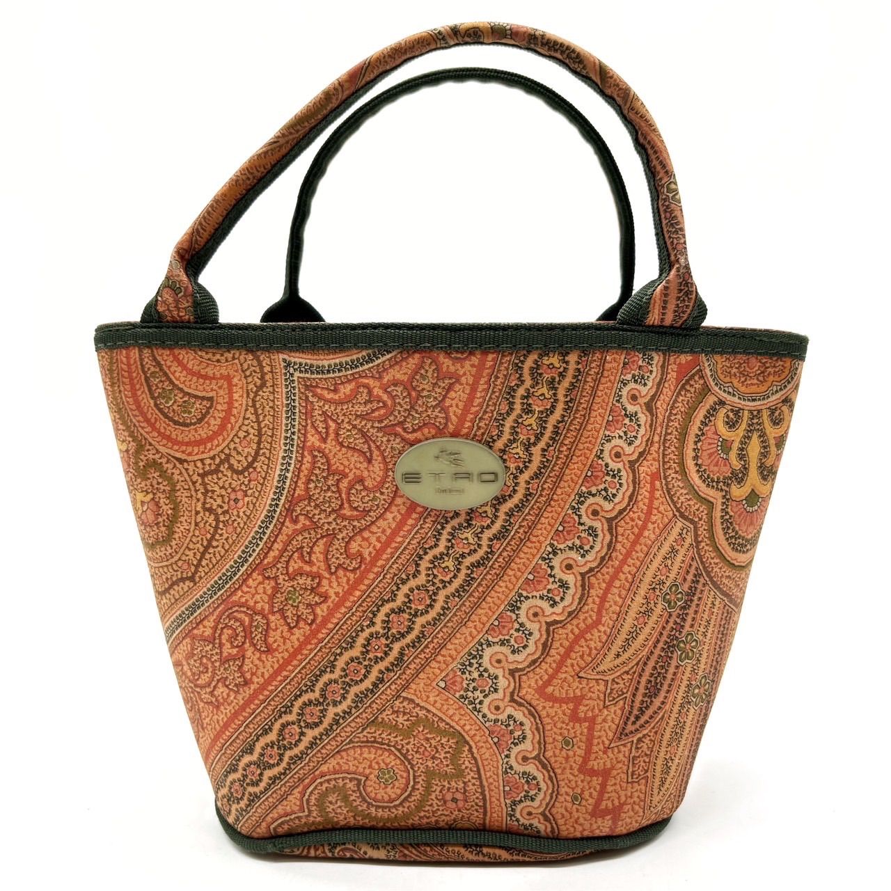 【美品】ETRO エトロ　ペイズリー柄 バケツ型／ハンドバッグ／ショルダーバック 美品】ETRO エトロペイズリー柄 バケツ型／ハンドバッグ／ショルダーバック