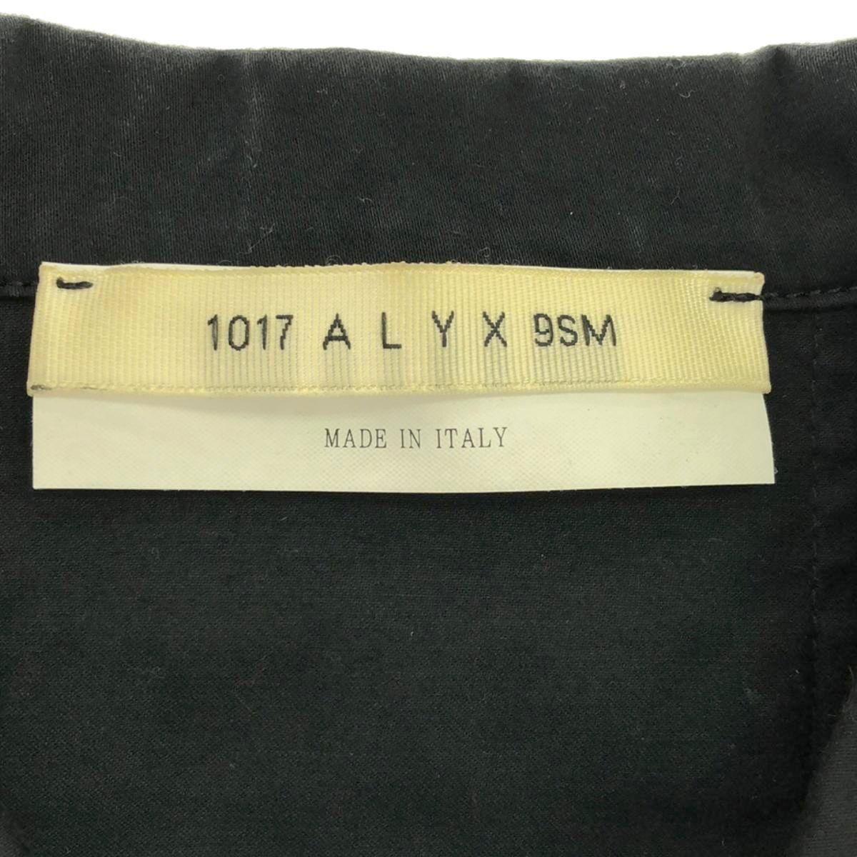 1017 ALYX 9SM アリクス 23SS LOGO S/S ZIP SHIRT ロゴショート