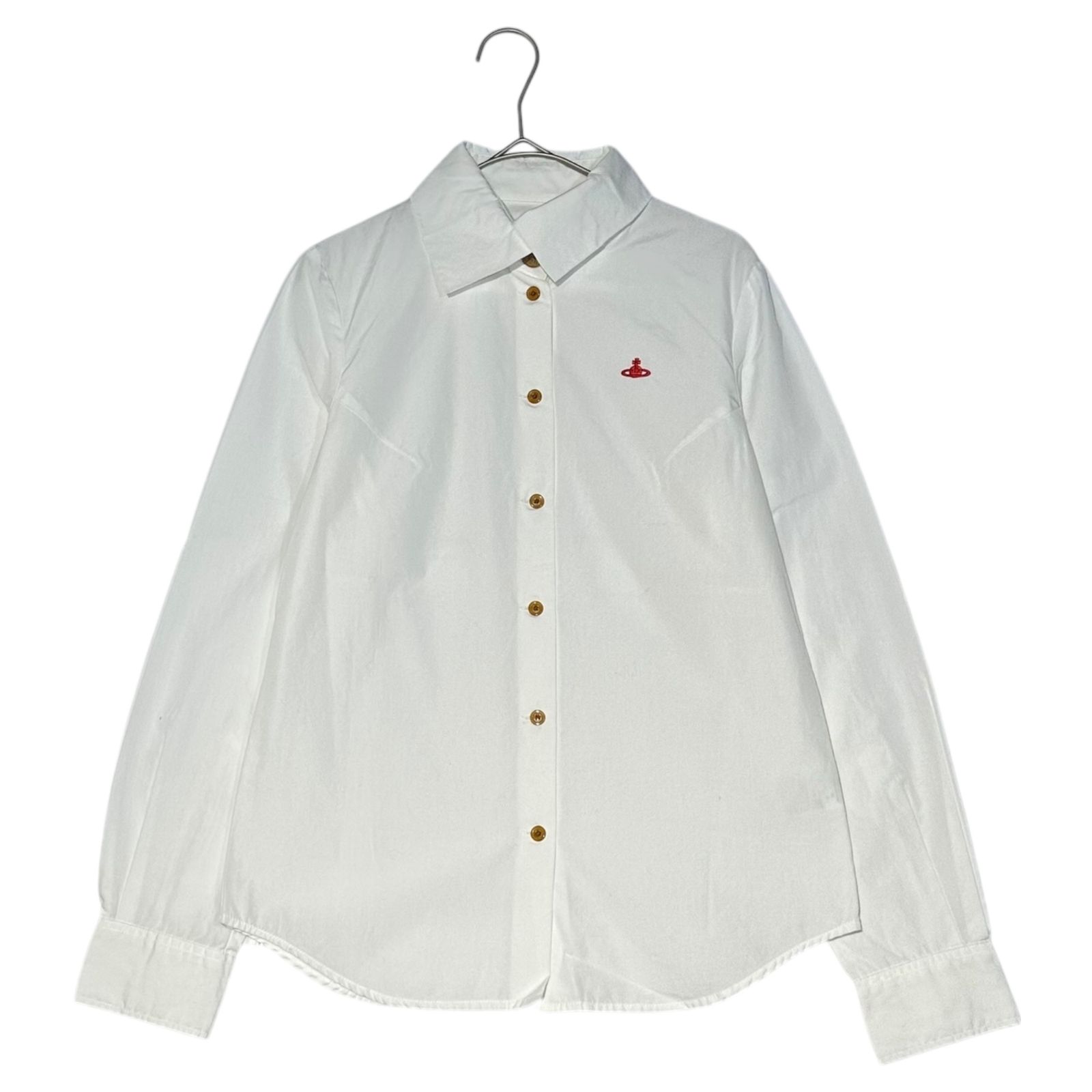 美品】ヴィヴィアンウエストウッド レッドレーベル 白シャツ 長袖 刺繍