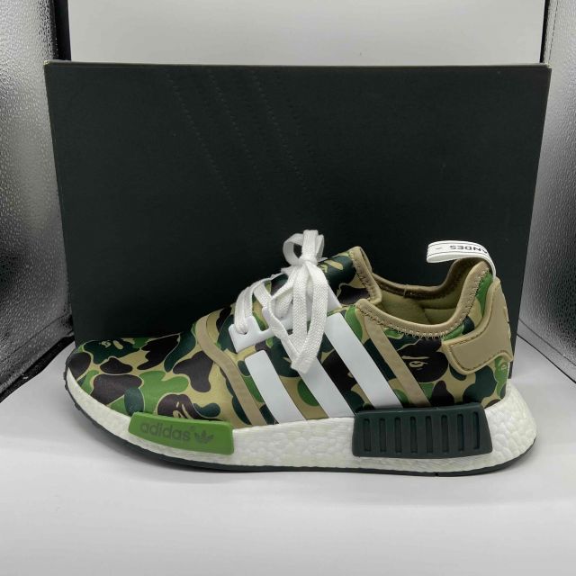 adidas 16aw x A Bathing Ape NMD R1 Olive Camo 28.5cm BA7326 
