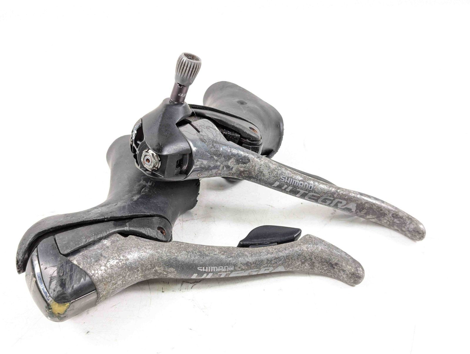 ST 6600 Shimano Ultegra ブラケットべたつき ネームプレート割れ STIレバー 2x10s ST250413AR