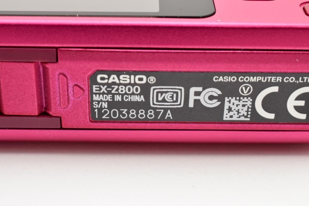 182 CASIO EX-Z800 チェリーピンク - メルカリ