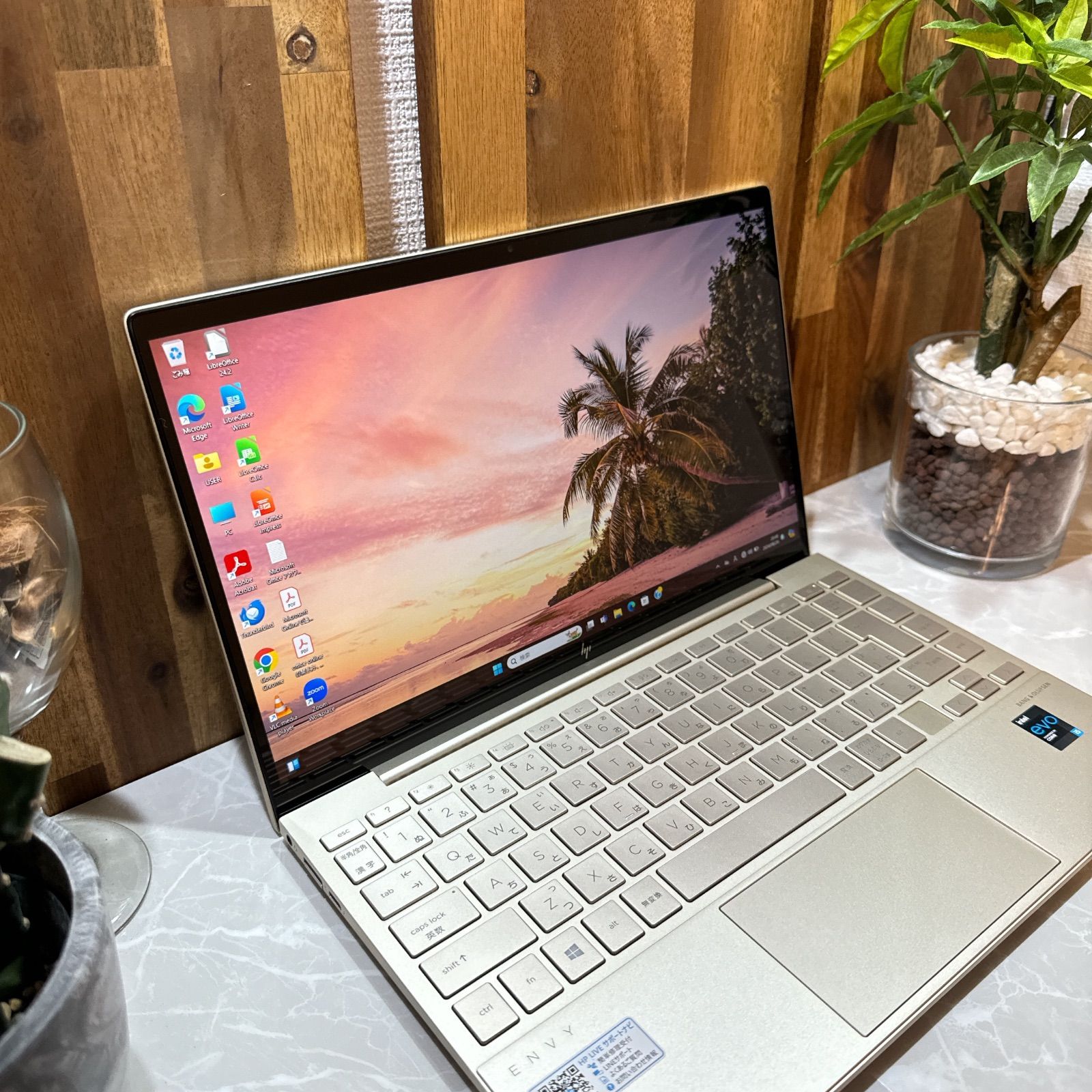 【極美品】HP ENVY Laptop 13☘️Core i5第11世代☘️メモリ8BG☘️SSD