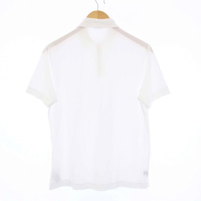 ZANONE ice cotton ホワイトポロシャツ 48 アイスコットン ポロシャツ【icecotton】｜ZANONE（ザノーネ