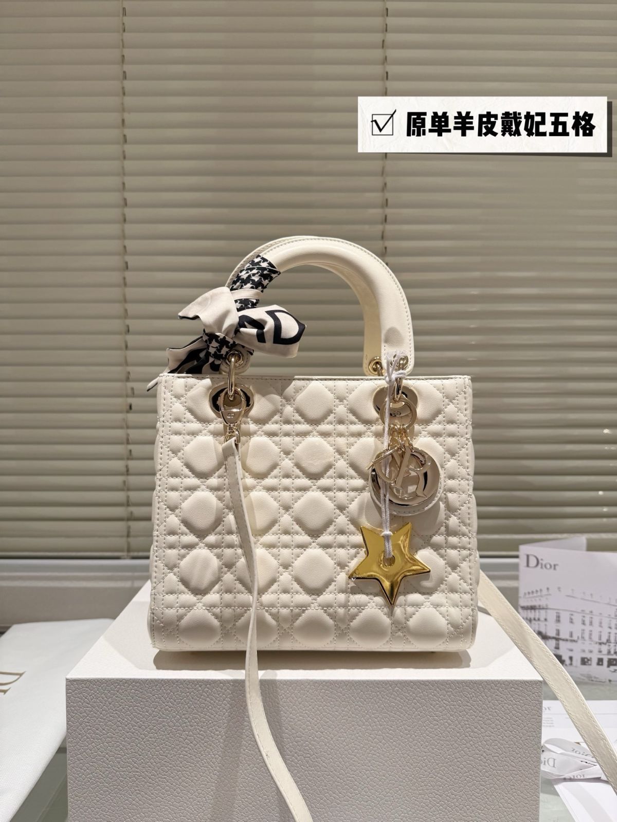 今日特価】Dior Lady Dior 羊皮ミニバッグ 24cm 高品質