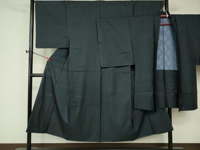 平和屋着物男性　本場大島紬　アンサンブル　長羽織　100亀甲　総詰め　正絹　逸品　未使用　DAAM9715cm