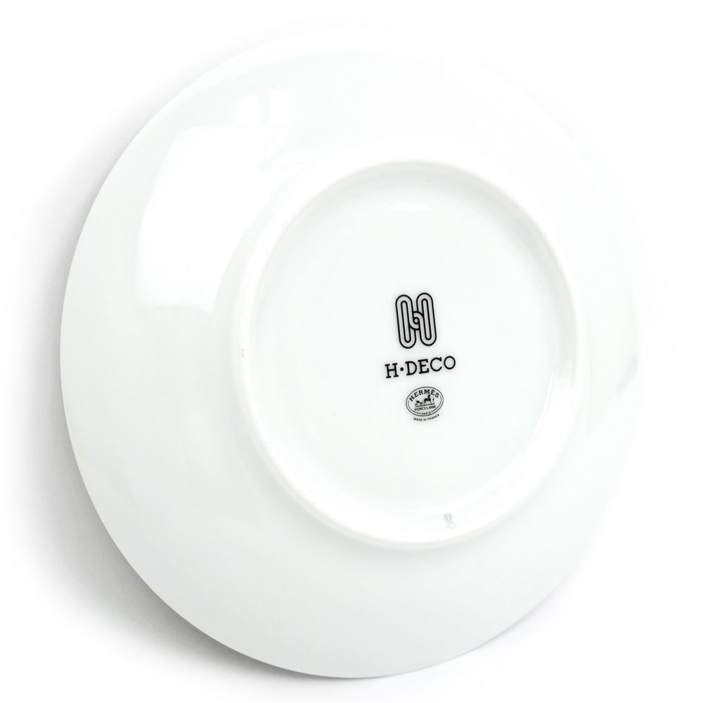 名東】エルメス パンプレート H DECO 2枚セット ホワイト ブラック 皿