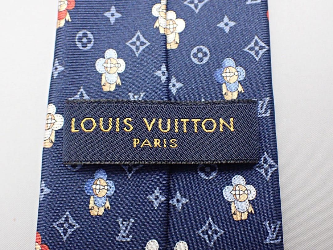 LOUIS VUITTON ルイ・ヴィトン シルク ネクタイ クラヴァット・ソー